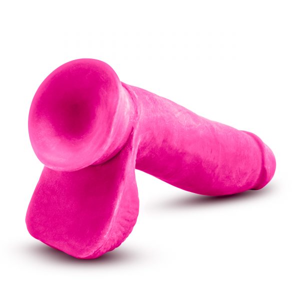 Au Naturel Bold Pleaser 7in Dildo Pink - Image 4