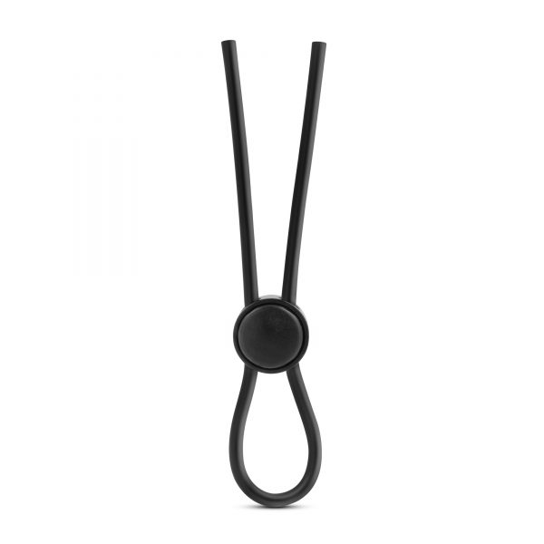 Stay Hard Silicone Loop Cock Ring Black - Image 2