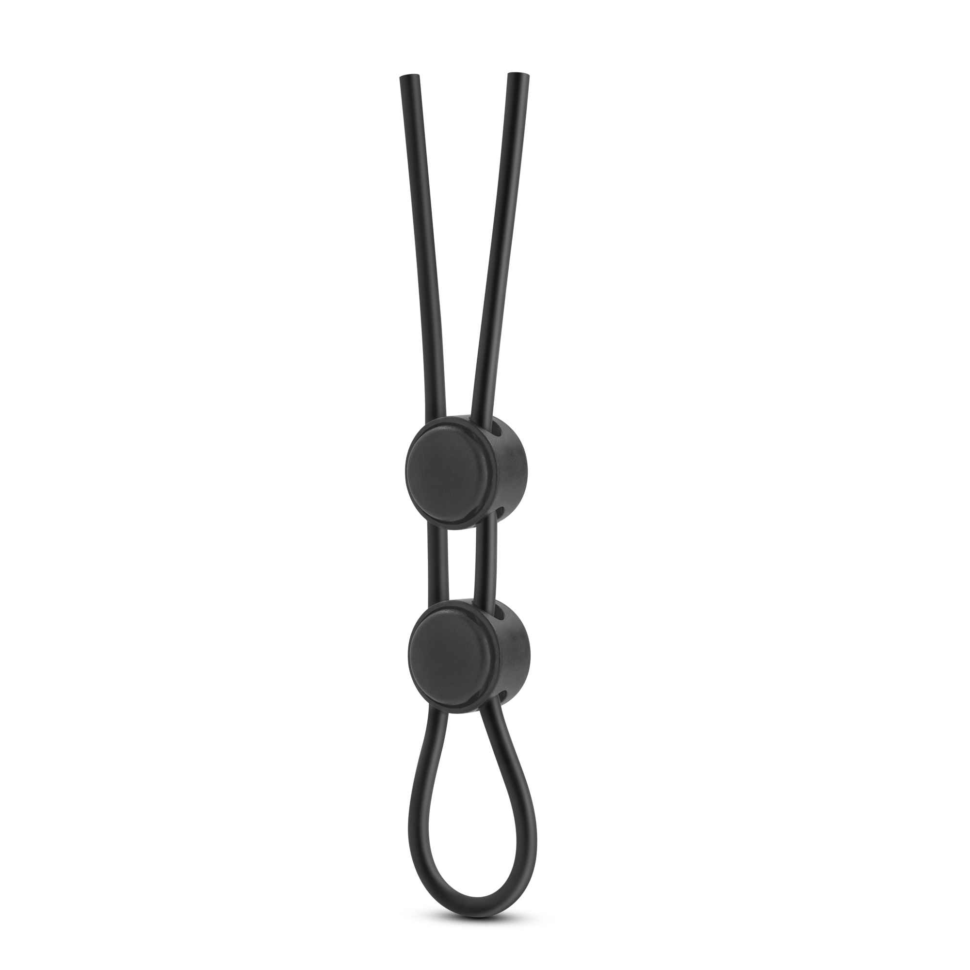 Stay Hard Silicone Double Loop Cock Ring Black - Image 2