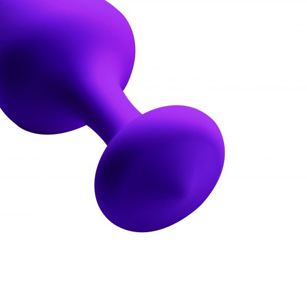 Purple Pleasures 3 Pc Silicone Anal Plugs - Image 3