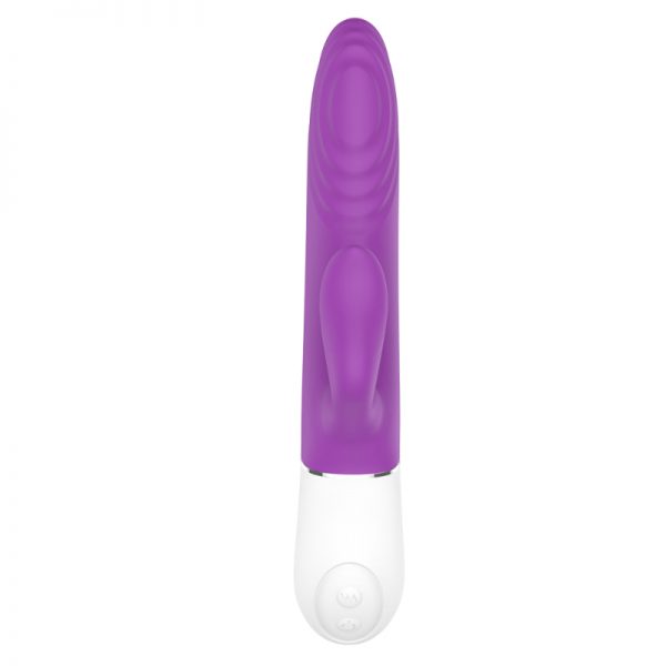 Lighter Thrusting Rabbit Vibrator Purple - Image 3