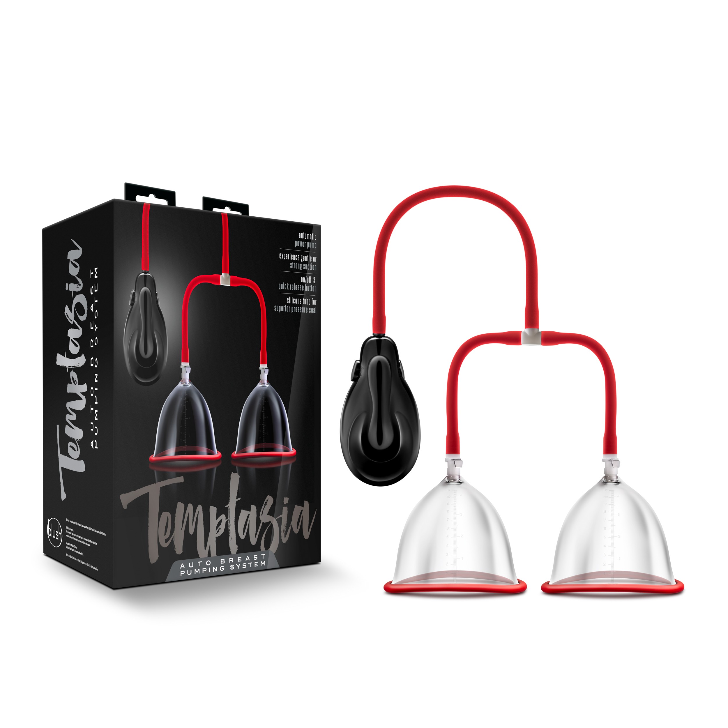 Temptasia Breast Pump System Black Pleasure Me