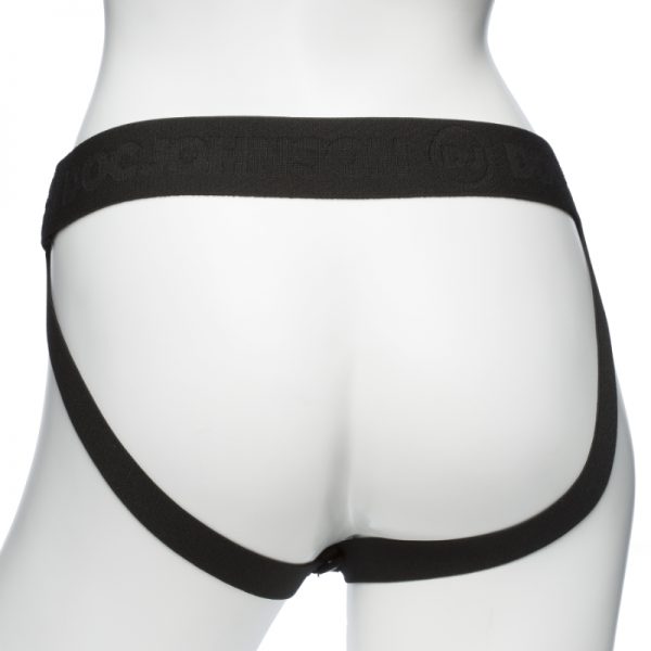 Be Bold 8in Large Dong 2 Pc Hollow Silicone Strap-On Set - Image 5