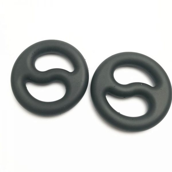 Brutus Yin Yang Silicone Cock and Ball Duo Ring - Image 4