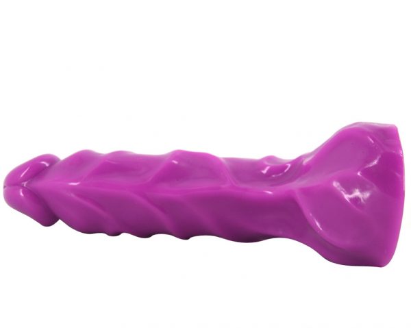 Thick Realistic Penis Dildo Purple - Image 2