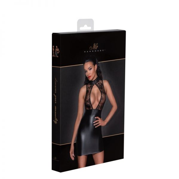 Power Wetlook Short Dress w Skirt & Tulle Top - Image 5