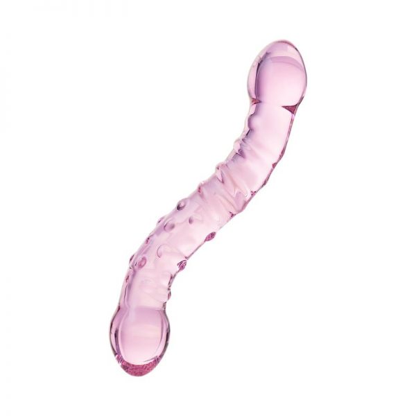 Sexus Glass Dildo Pink 19.5cm - Image 2