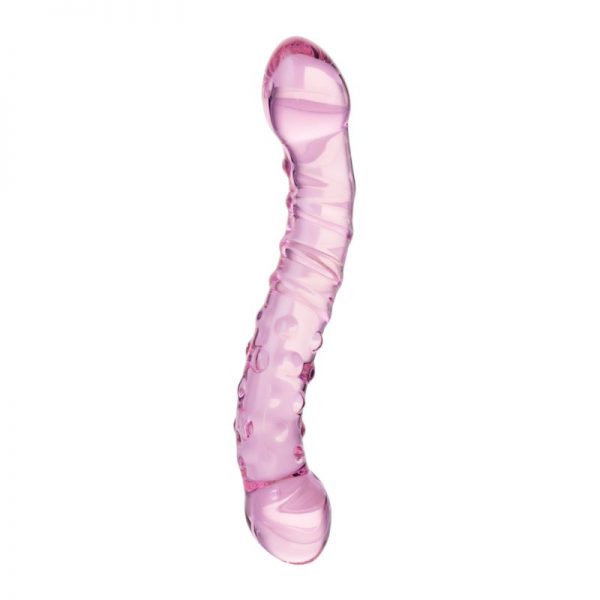 Sexus Glass Dildo Pink 19.5cm - Image 3