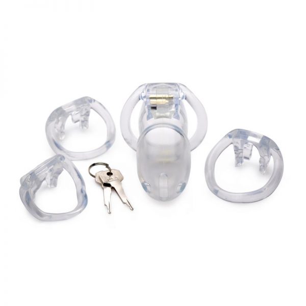 Clear Captor Chastity Cage Large - Image 2