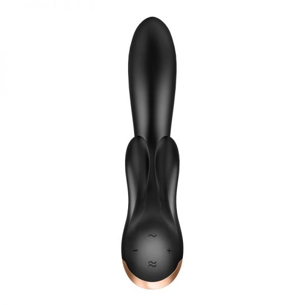 Satisfyer Double Flex App Rabbit Vibrator Black - Image 2