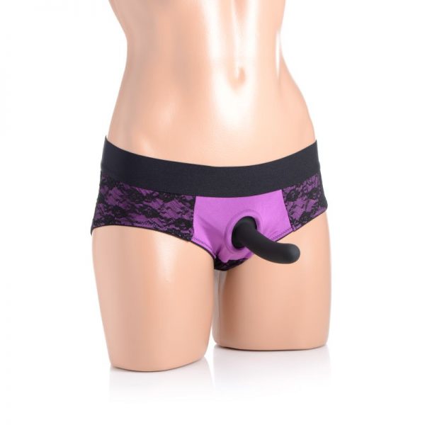Lace Envy Panty Harness Purple L/XL - Image 2