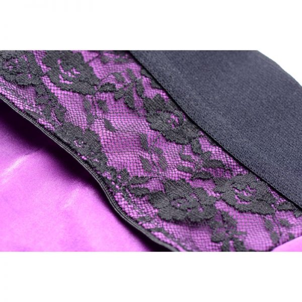Lace Envy Panty Harness Purple L/XL - Image 3