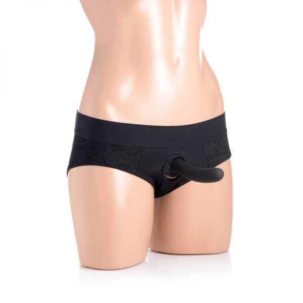 Lace Envy Panty Harness Black S/M - Image 4