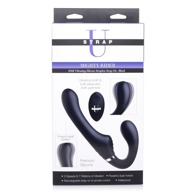 Mighty Rider 10X Strapless Strap-On Black w Remote - Image 5
