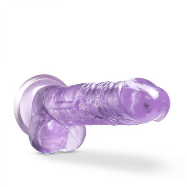 Naturally Yours 7" Crystaline Dildo Amethyst - Image 3