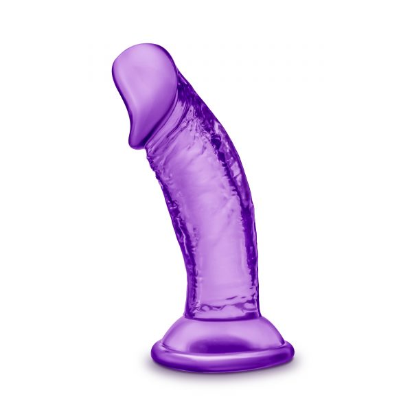 B Yours Sweet N Small  Dildo with Suction Cup 4in Purple - Image 2