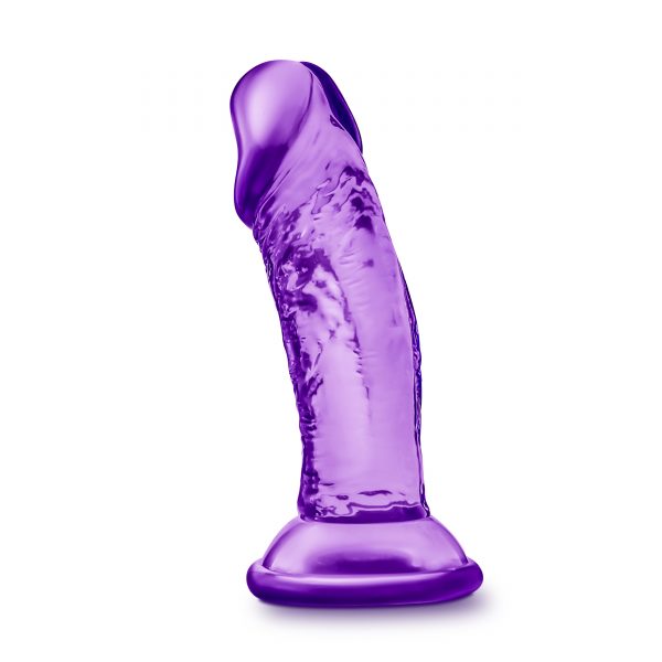 B Yours Sweet N Small  Dildo with Suction Cup 4in Purple - Image 3