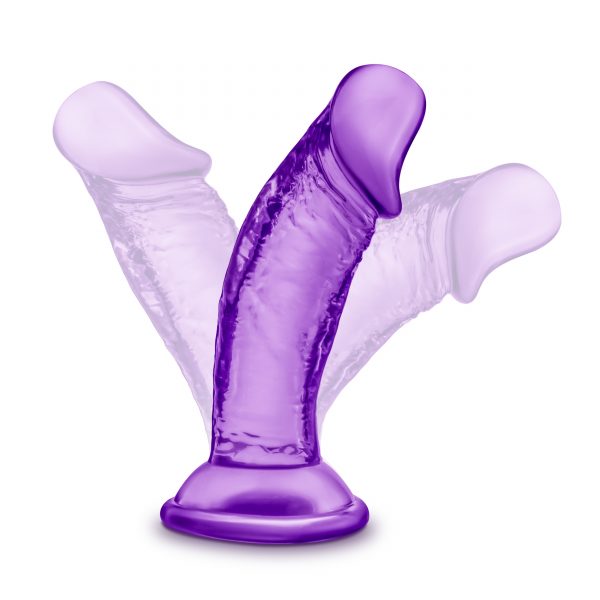 B Yours Sweet N Small  Dildo with Suction Cup 4in Purple - Image 4
