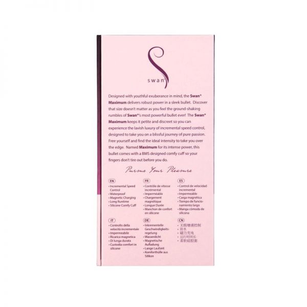 Maximum Comfy Cuff Rechargeable Bullet Pink - Image 6