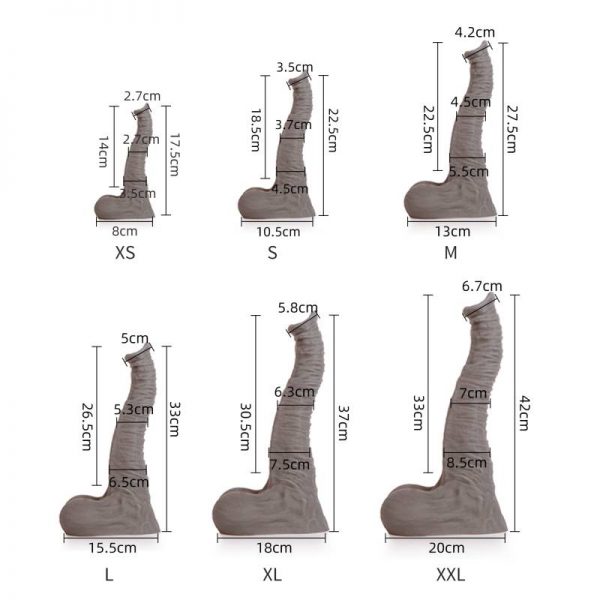 gray cock sizes