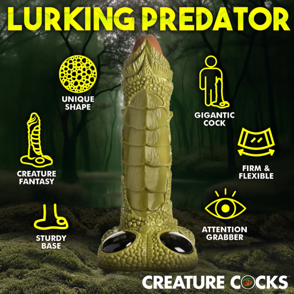 Giant Swamp Monster 1m Scaly Dildo - Image 3
