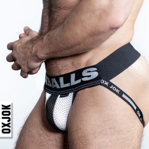 Oxballs Airmesh Swagger Jockstrap Ice White