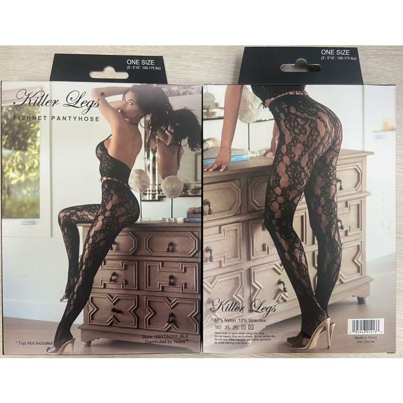 Fuchsia Flirt Fishnet Tights - Image 3