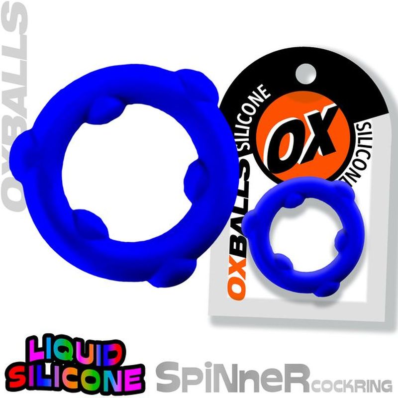 Spinner Silicone Ring Blue - Image 4