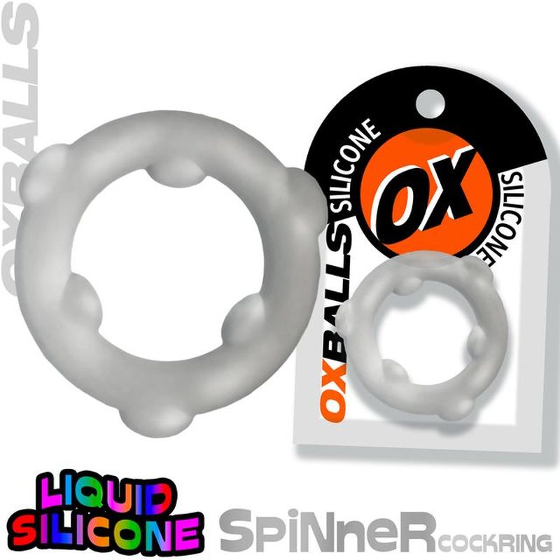 Spinner Silicone Ring Clear - Image 4