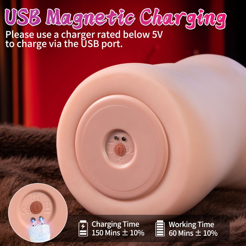 Eliza App Controlled Thrusting Vibrating Realistic Vaginal Masturbator - Image 11