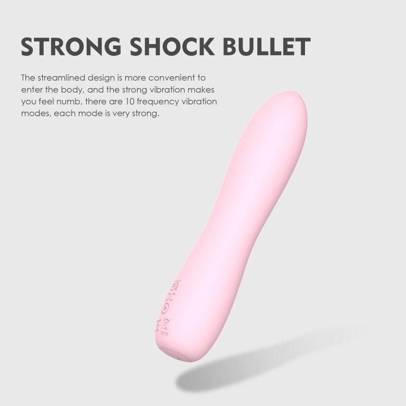 Bella Silicone 140mm Bullet Massager Pink - Image 4
