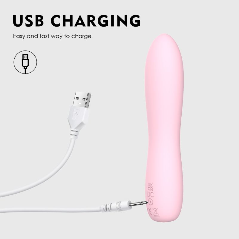 Bella Silicone 140mm Bullet Massager Pink - Image 6