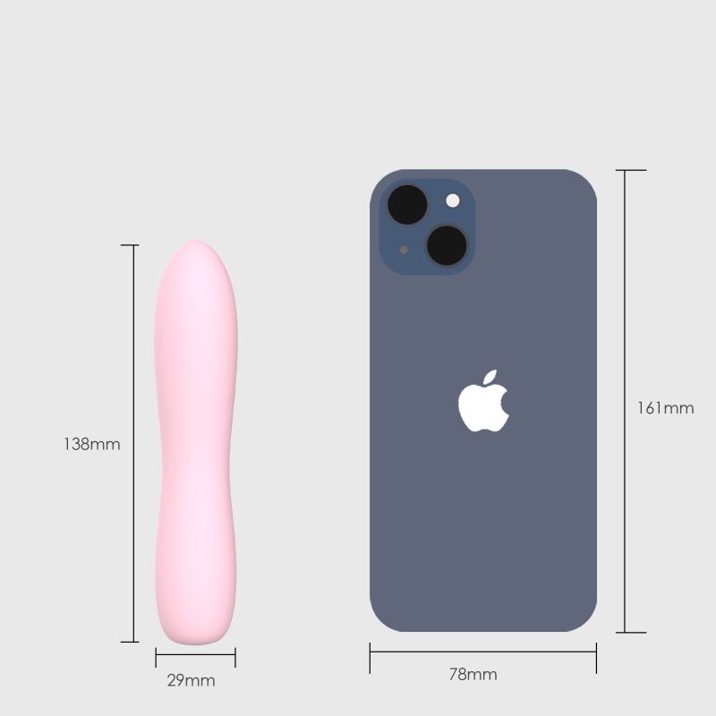 Bella Silicone 140mm Bullet Massager Pink - Image 7